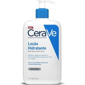 CeraVe, Loção Hidratante Corporal, com textura Fluida e Ácido Hialurônico